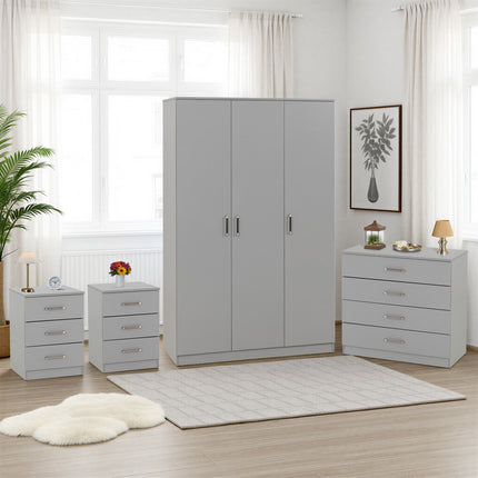 Dakota Collection Wardrobe Bedroom Set - Comes as a flat pack pre-order in various of colors