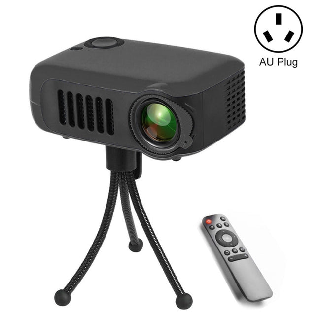 A2000 Portable Projector 800 Lumen LCD Home Theater Video Projector, Support 1080P, AU Plug, AU Plug