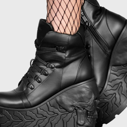 Killstar Doom Skull Platform Boot