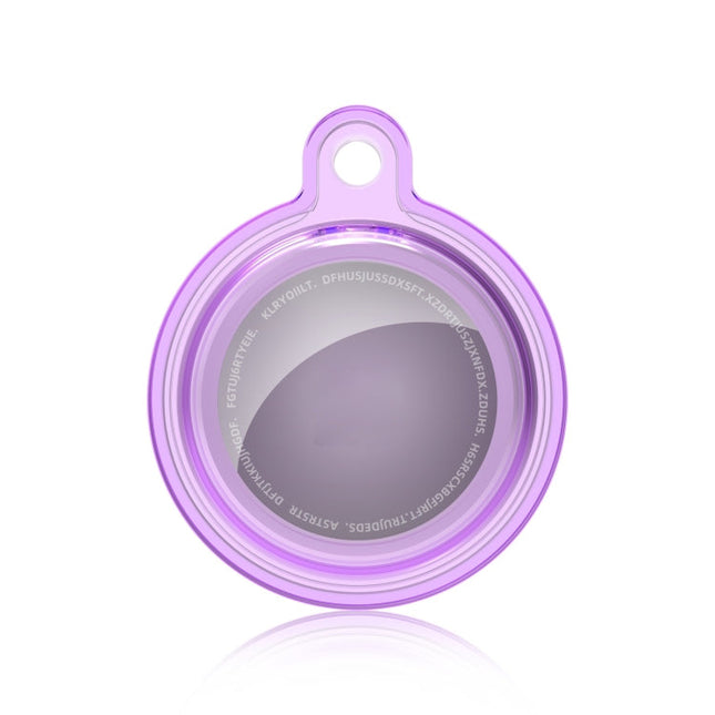 All-inclusive Clear Crystal Shockproof Protective Cover Case with Keychain Hook Loop, For AirTag 2nd Gen / AirTag 1st Gen