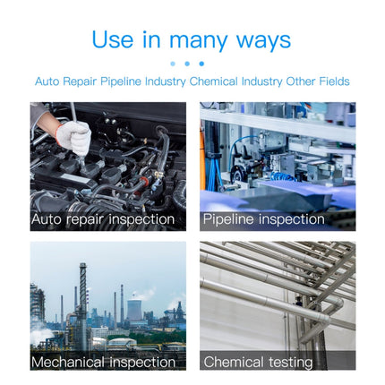 8mm Camera 2.4 inch HD Handheld Industrial Endoscope With LCD Screen