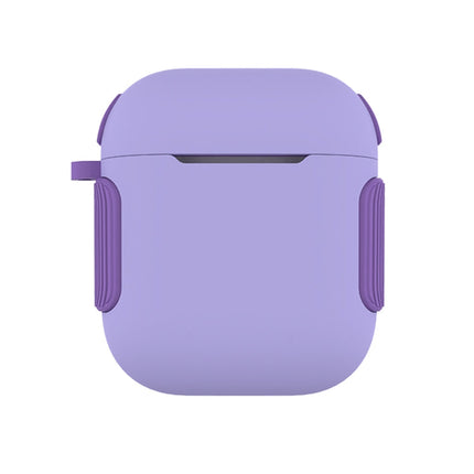 2 in 1 Matte Texture Contrast Color PC + TPU Earphone Case, For AirPods 2 / 1, For AirPods 3