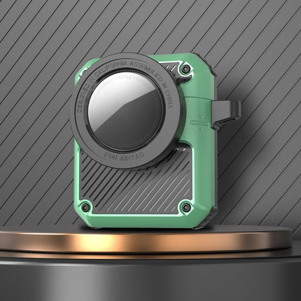 Automatic Flip Switch TPU+PC Earphone Case with AirTag, For AirPods Pro, For AirPods 1/2, For AirPods 3