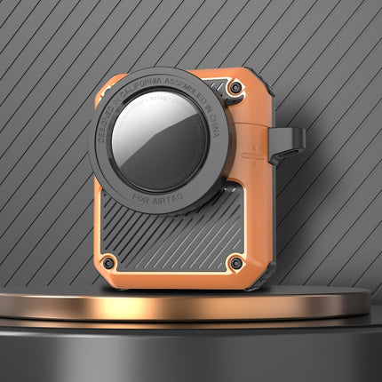 Automatic Flip Switch TPU+PC Earphone Case with AirTag, For AirPods Pro, For AirPods 1/2, For AirPods 3