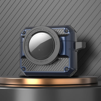 Automatic Flip Switch TPU+PC Earphone Case with AirTag, For AirPods Pro, For AirPods 1/2, For AirPods 3