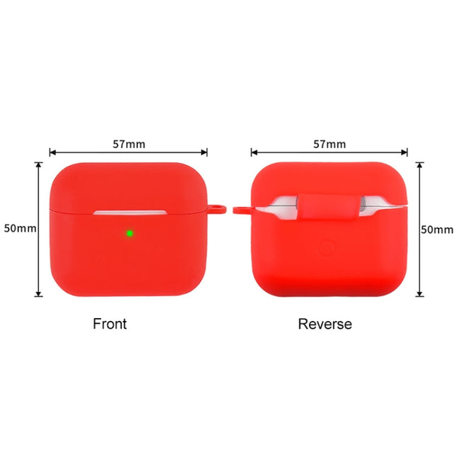 5 in 1 Silicone Earphone Protective Case + Earphone Bag + Earphones Buckle + Hook + Anti-lost Rope Set, For AirPods 3