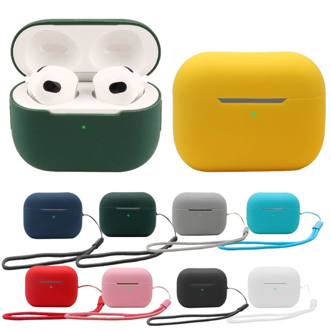 2.0mm Solid Color Silicone Protective Cover, For AirPods Pro 2