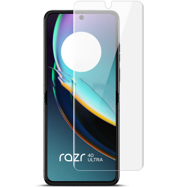 1 Sets imak Curved Full Screen Hydrogel Film Front + Back Film Set, For Motorola Razr 40 Ultra