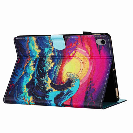Painted Pattern Stitching Smart Leather Tablet Case, For iPad 10th Gen 10.9 2022, For iPad mini 2024 / mini 6, For iPad 11 Pro 2024 / 2020 / Air 4 10.9, For iPad 10.2 2020 / 2019