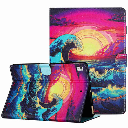 Painted Pattern Stitching Smart Leather Tablet Case, For iPad 10th Gen 10.9 2022, For iPad mini 2024 / mini 6, For iPad 11 Pro 2024 / 2020 / Air 4 10.9, For iPad 10.2 2020 / 2019