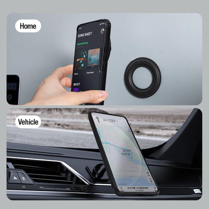 NILLKIN Black Mirror Prop CD Texture Mirror Precise Hole MagSafe Magnetic Phone Case