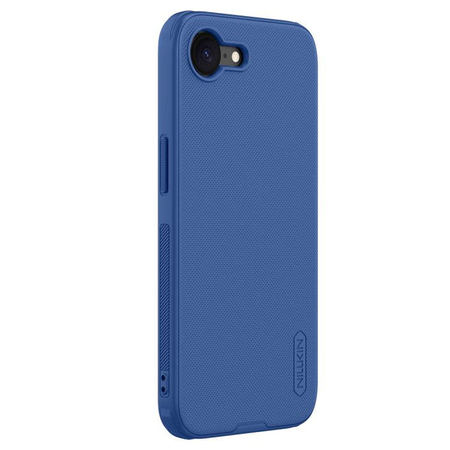 For iPhone 16e NILLKIN Frosted Shield Pro PC + TPU Phone Case(Blue)