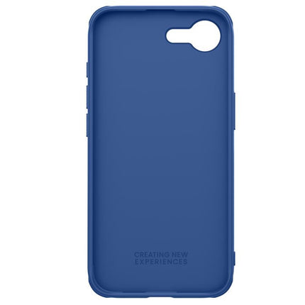 For iPhone 16e NILLKIN Frosted Shield Pro PC + TPU Phone Case(Blue)
