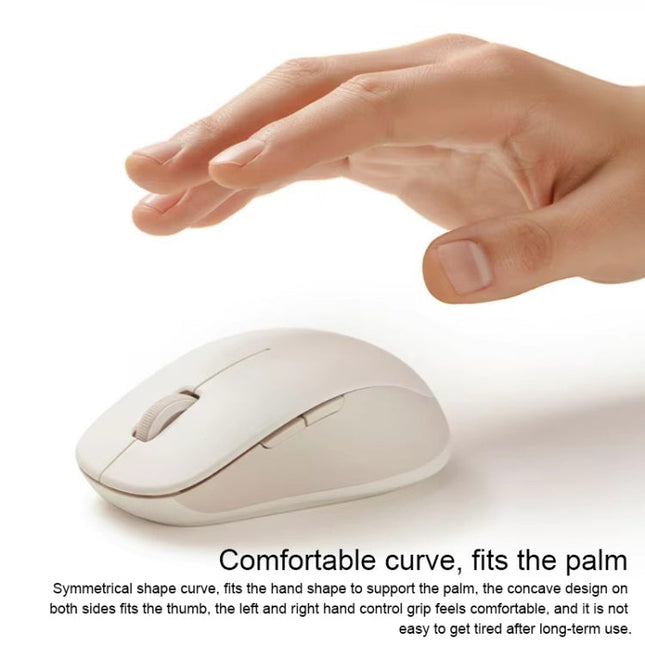 Original Xiaomi XMSMSB01YM 1200DPI Bluetooth Dual Mode Wireless Mouse 2(Beige)