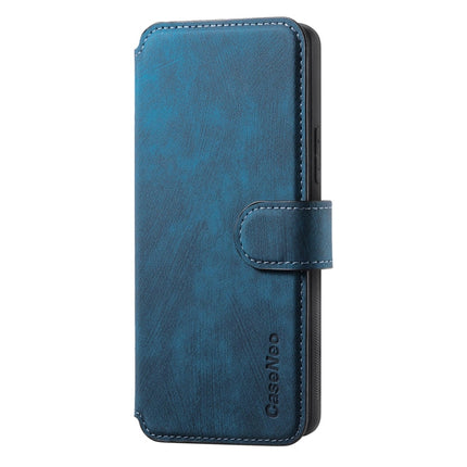 For Samsung Galaxy A55 5G CaseNeo MagSafe RFID Anti-theft Retro Leather Phone Case(Blue)
