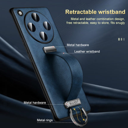 For OPPO Find X8 Pro SULADA PC + Leather Texture Skin Feel Shockproof Phone Case(Green)