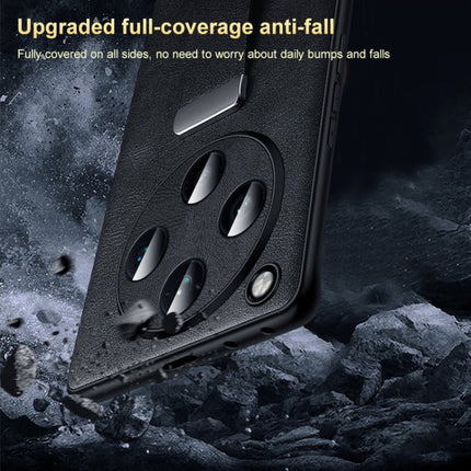 For OPPO Find X8 Pro SULADA PC + Leather Texture Skin Feel Shockproof Phone Case(Green)