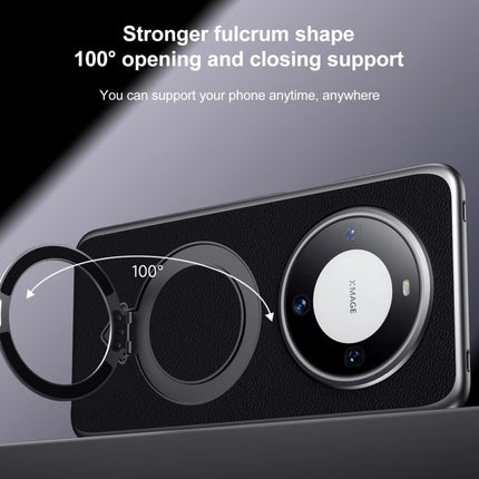 For Huawei Pura 70 Pro / 70 Pro+ SULADA Top Grain Leather MagSafe Magnetic Holder Phone Case(Green)