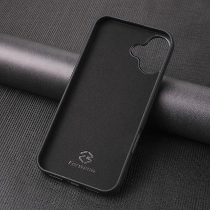 For iPhone 16 Plus Forwenw F5 Series Integrated Card Bag Phone Case(Blue)