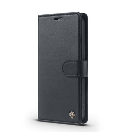 For iPhone 15 Plus Forwenw F6 Series RFID Leather Phone Case(Black)