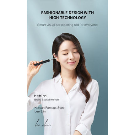 Bebird C3 Pro 2.4G 3.5mm Wireless Wifi High-definition Visual Ear Spoon 3 Million Pixels Out Ear Visual Ear Spoon(Black)