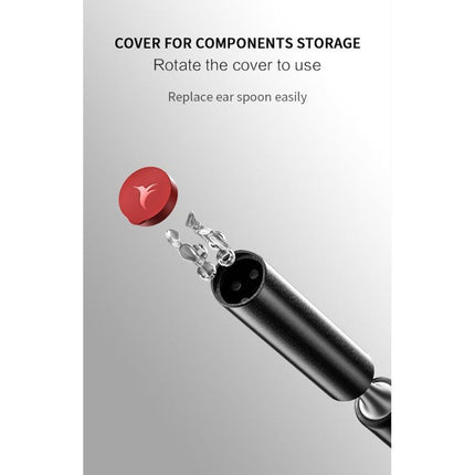 Bebird C3 Pro 2.4G 3.5mm Wireless Wifi High-definition Visual Ear Spoon 3 Million Pixels Out Ear Visual Ear Spoon(Black)