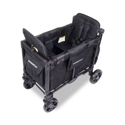 Wonderfold W2 Elite Pro Stroller Wagon - Jet Black