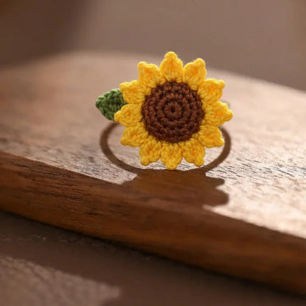 Whimsical Micro Crochet Rings – Tiny Handmade Charms for Your Fingers