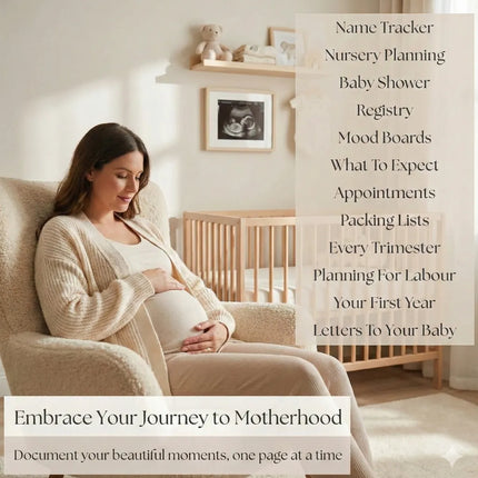 Pregnancy Memory Book - Journal for First Time Moms