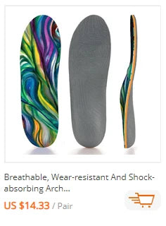 Plantar Fasciitis Orthopedic Sport Insole Men Women Sneaker Flat Feet High Arch Support Orthotic Insoles Plantillas Insert Sole