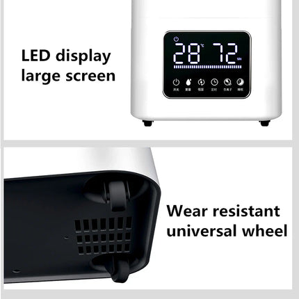 110V 220V 23.8L Large Capacity Industry Air Humidifier Commercial Diffuser Sprayer Humidification Spray Machine