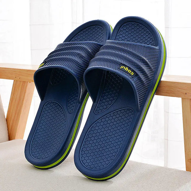 Men Slipper for Home Beach Slippers Women Non-slip Bath Female Slippers Outdoors Man 2024 Summer Shoes Unisex Indoor Slippers