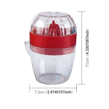 Multi-function Manual Mini Lemon Juicer with a Graduation Cup Juicer (Random Color Delivery)