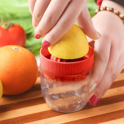 Multi-function Manual Mini Lemon Juicer with a Graduation Cup Juicer (Random Color Delivery)