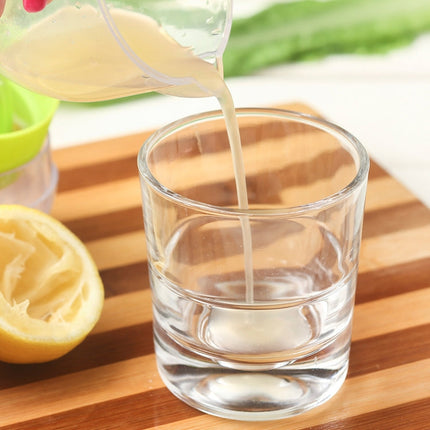 Multi-function Manual Mini Lemon Juicer with a Graduation Cup Juicer (Random Color Delivery)