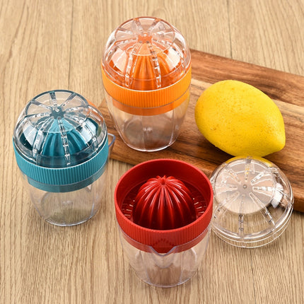 Multi-function Manual Mini Lemon Juicer with a Graduation Cup Juicer (Random Color Delivery)