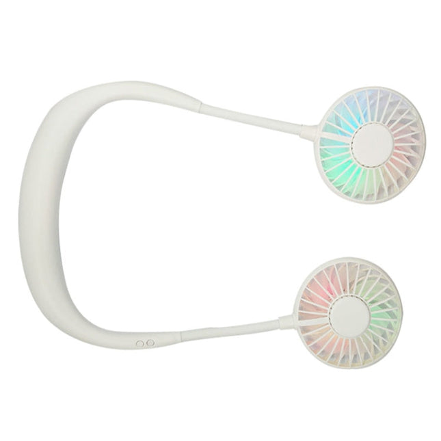 Creative Mini Hanging Neck Type Fan Outdoor LED Fan, F008 (White), F008 (Black), F008, F008 (Blue)