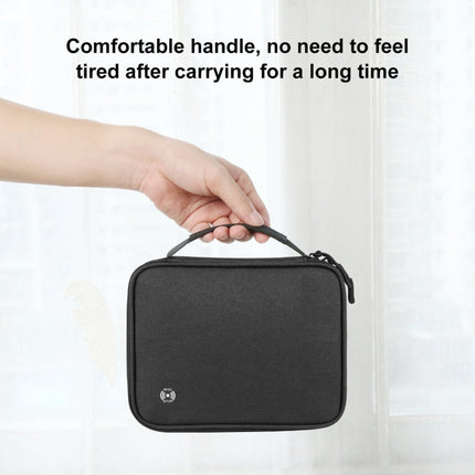 HAWEEL Passport Wallet Document Organizer Credit Cards Case Bag with Handle (Black)