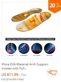 Plantar Fasciitis Orthopedic Sport Insole Men Women Sneaker Flat Feet High Arch Support Orthotic Insoles Plantillas Insert Sole