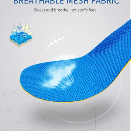 Memory Foam Insoles For Shoes Sole Mesh Deodorant Breathable Cushion Running Insoles For Feet Man Women Orthopedic Insoles