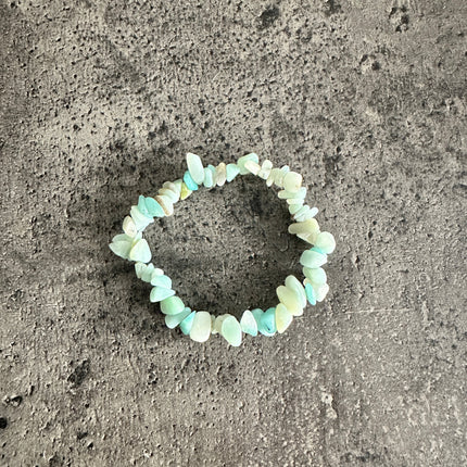 Amazonite - Crystal chip bracelet