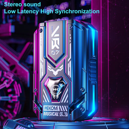 WEKOME VB07 Mecha Series Blade Wireless Bluetooth Earphone (Black)