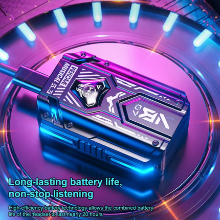 WEKOME VB07 Mecha Series Blade Wireless Bluetooth Earphone (Black)