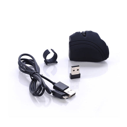 GM306DM Bluetooth + 2.4GHz Dual-mode Lazy Finger Ring Mouse Rechargeable Wireless Mouse