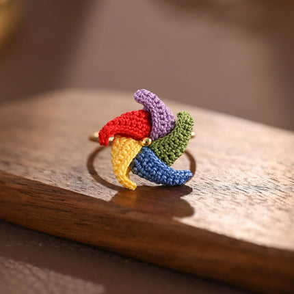 Whimsical Micro Crochet Rings – Tiny Handmade Charms for Your Fingers