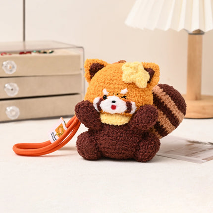 New!! Red Panda Family - Crochet Bag Charms 🐼🍎✨