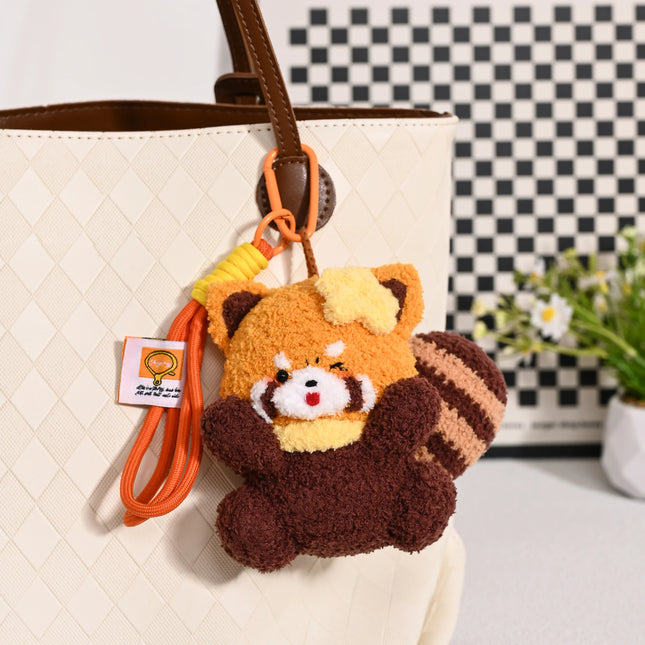 New!! Red Panda Family - Crochet Bag Charms 🐼🍎✨