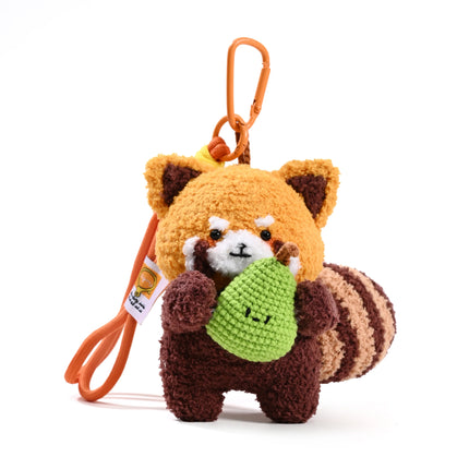 New!! Red Panda Family - Crochet Bag Charms 🐼🍎✨