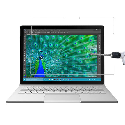 0.4mm 9H Surface Hardness Full Screen Tempered Glass Film for Microsoft Surface Book 13.5 inch, For Surface Book 13.5 inch