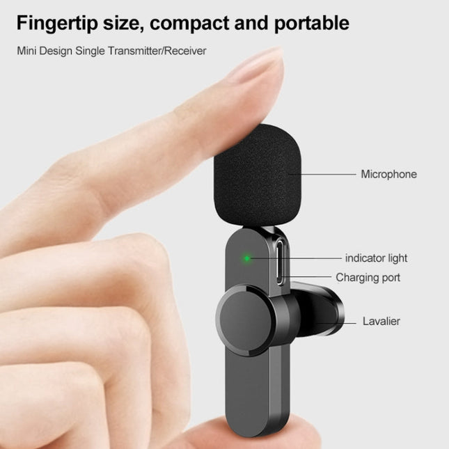 AP031-2 3 in 1 Noise Reduction Lavalier Wireless Microphone with Mic